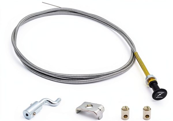 Push Pull Choke Cable YGQ Chrome for Tractors-0