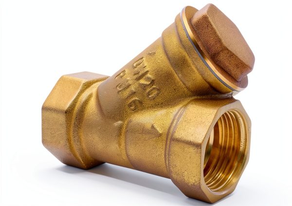 Y Strainer 3/4 Brass Sediment Filter Attachment Water Filter with 40 Mesh Filter Screen Plastic Inline Hose Filter Twist-On 0.75 Inch DN20 0-1