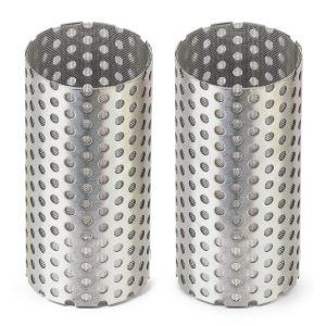 PATIKIL Y Strainer Mesh 28mm OD 55mm H Double Layer 304 Stainless-0