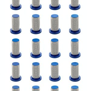 20Pcs 8079-PP-50 Sprayer Nozzles Strainer Compatible with Teejet Sprayer Nozzles,with Stainless Steel 50 Mesh Screen-0