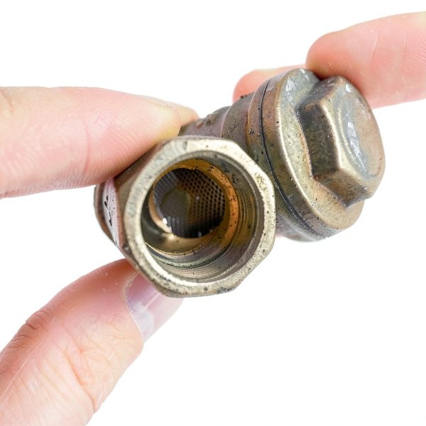 PATIKIL Y Strainer Mesh 28mm OD 55mm H Double Layer 304 Stainless-4