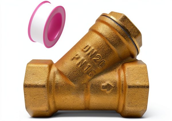 Y Strainer 3/4 Brass Sediment Filter Attachment Water Filter with 40 Mesh Filter Screen Plastic Inline Hose Filter Twist-On 0.75 Inch DN20 0-0